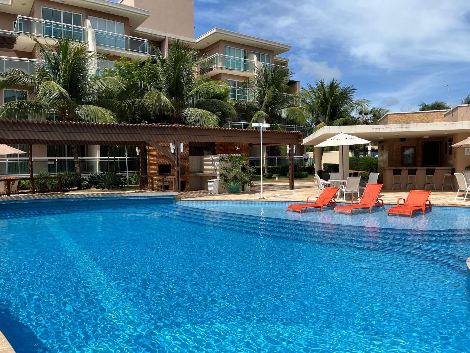 Palm Beach Porto Das Dunas, Apartamento Todo Climatizado Terreo A 350 Metros Beach Park Aquiraz Exterior foto